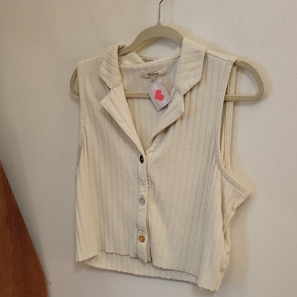 Madewell Sleeveless Button-Up Top